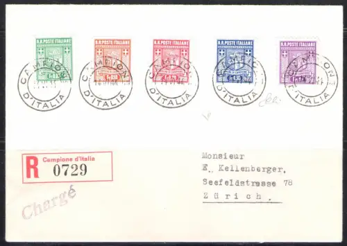 1944 Champion, Nr. 1a/5a, I. Gezackte Auflage 11 1/2, 20/06/1944 - Gebraucht