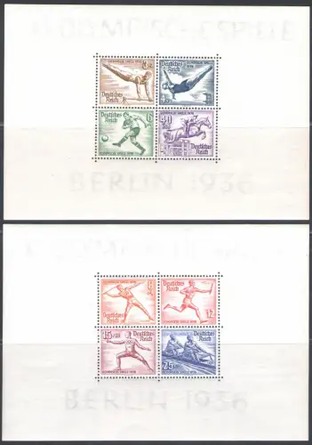 1936 DEUTSCHES REICH - BF 4/5 Olympische Spiele Berlin - postfrisch **