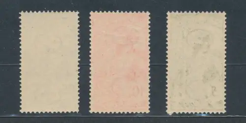1900 SCHWEIZ, Jubiläum UPU Zahnung Kamm, SBHV # 77B/79B, POSTFRISCH**