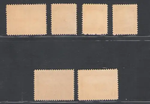 1945 Grönland, Vögel, unvollständig, Nr. 10/12+15+17+18, postfrisch**