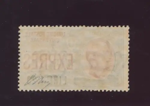 1921 Italia, Espresso, n. 5a, Doppelaufdruck, postfrisch** - Oliv signiert