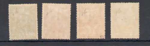 1910 Italien - Garibaldi, Sachsen Nr. 87-90, 4 Werte, postfrisch **