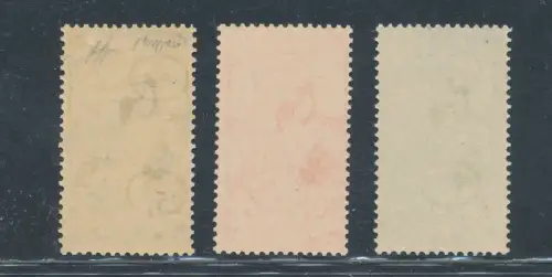 1900 SCHWEIZ, Jubiläum UPU Feinstich, SBHV # 77c/79c, postfrisch**