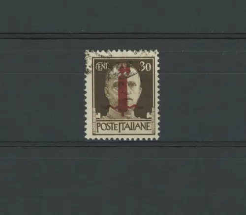 1944 RSI, Nr. 492 30 Cent. bruno VERONA FARBE LEBER