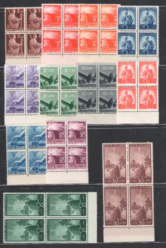 1945-48 REPUBLIK Demokratische Serie 23 Werte, # 543/65 Zentriert postfrisch **
