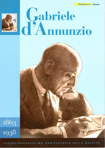 2013 Italien - Republik, Folder - Gabriele D'Annunzio Nr. 339 - postfrisch **