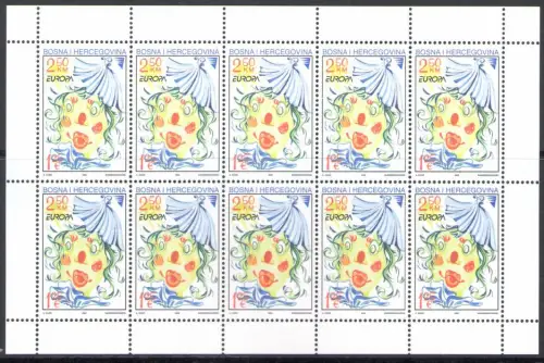 2002 EUROPA CEPT, Weißrussland Nr. 2 Kleinblätter - postfrisch **