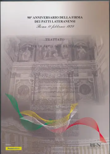 2019 Italien - Republik, Folder - Lateranverträge Nr. 635 - postfrisch **