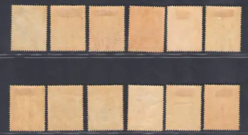 1919 Neufundland, Stanley Gibbons n. 130/41, MH*