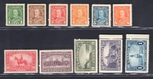1935 Kanada - Stanley Gibbons Nr. 341/51 - postfrisch**