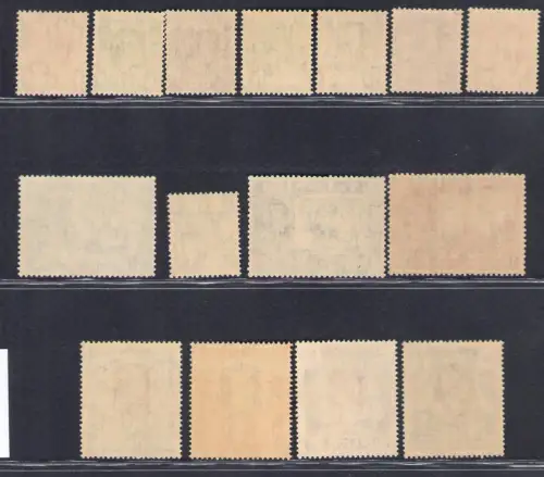 1924-32 Burma, Stanley Gibbons Nr. 88/93, postfrisch**