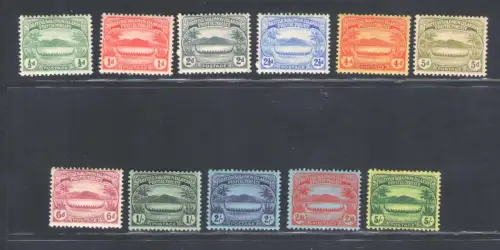 1908-11 Britische Salomonen - Stanley Gibbons n. 8/17 - MH*