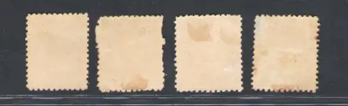 1895 Tonga - Stanley Gibbons Nr. 32/35 - MH*