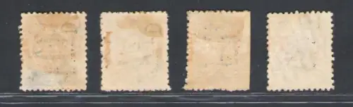 1893 Tonga - Stanley Gibbons Nr. O7/O10 - MH*