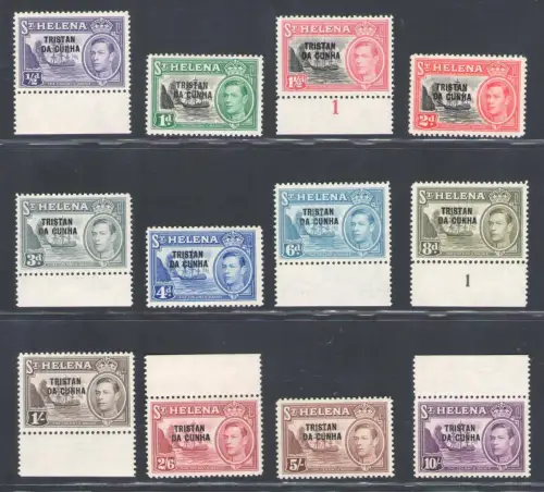 1952 TRISTAN da CUNHA - Stanley Gibbons Nr. 1/12 - MNH**