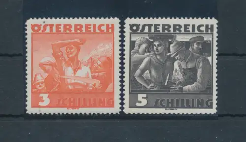 1936 ÖSTERREICH, Nr. 482/483 - Volkstrachten - postfrisch**