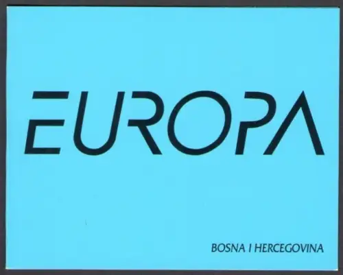 2004 EUROPA CEPT Bosnien Herzegowina Kroatien Ferienheft postfrisch **