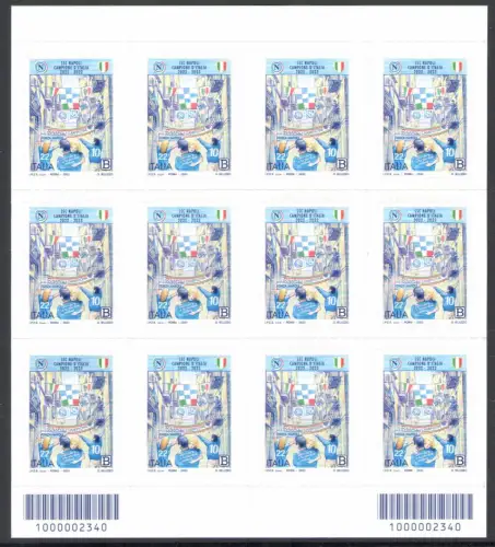 2023 Italia Repubblica, SSC Napoli - Campione d'Italia - MNH **