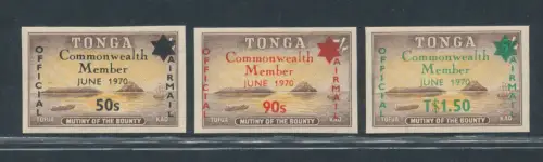 1970 TONGA - Commonwealth, Stanley Gibbons # O42/O44 - MNH **