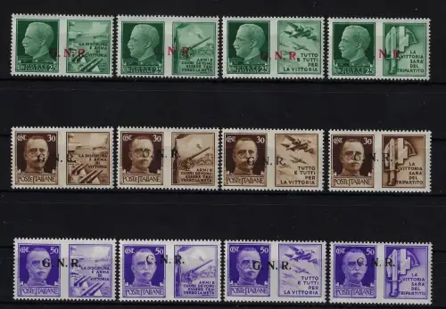 1944 Italienische Sozialrepublik, Kriegspropaganda Nr. 13/24, postfrisch **