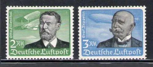 1934 Germania Reich, Yvert Nr. 52/53, postfrisch**