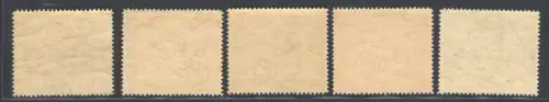 1920 Bahamas - Stanley Gibbons Nr. 106/110, postfrisch**