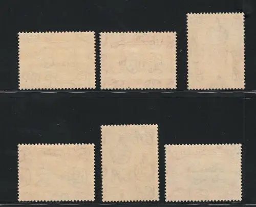 1941 HONGKONG, # 163/68, Hundertjährige englische Besetzung, postfrisch **