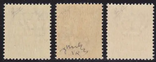 1944 Italienische Sozialrepubblica, SAGGI P 19/20/22 3 Werte MNH/** SIGNIERT
