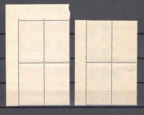 1950 REPUBLIK Rundfunkkonferenz Nr. 623/624 MNH** QUARTINA