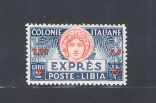 1927-33 Libyen, Espresso Nr. 13 - Sehr gute Zentrierung - postfrisch **