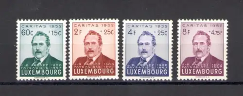 1952 Luxemburg Caritas Pro Kindheit 4 Werte Nr. 461/64 postfrisch**