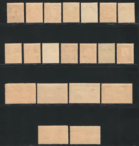1938 Tunesien, Yvert # 185/204, Hundertjahrfeier Tunesisches Postamt, postfrisch **