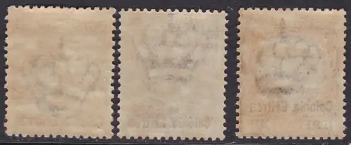 1925 ERITREA, Nr. 93/95 3 Werte postfrisch/**