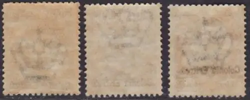 1925 ERITREA, Nr. 93/95 3 Werte postfrisch/**