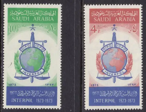 1974 SAUDI-ARABIEN SG 1081-1082 POSTFRISCH/**