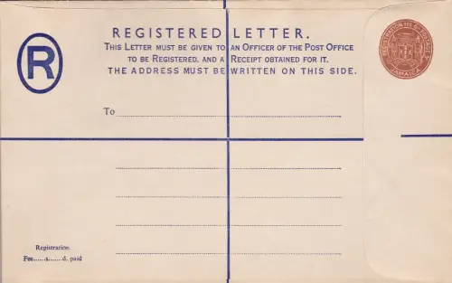 JAMAIKA, Einschreiben 6 c. NEU