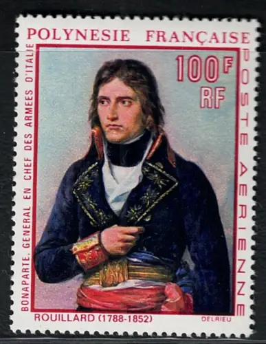 1969 Polynesien, Zweihundertjahrfeier der Geburt Napoleons, Yvert Luftpost Nr. 31, postfrisch **