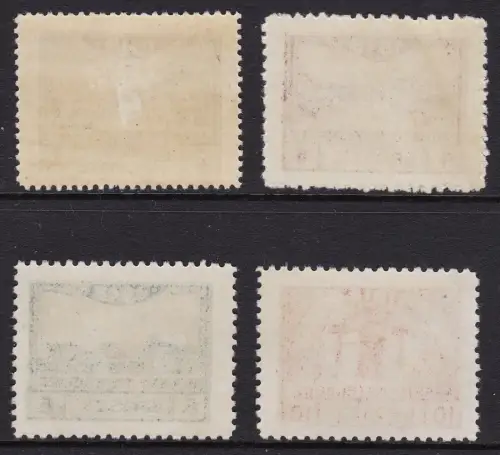 1918 POLEN, Nr. 3/6 4 Werte GEZAHNT MH/*