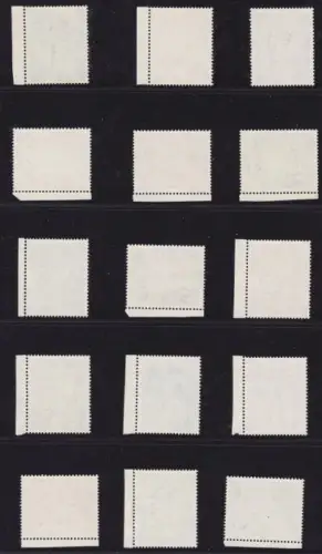 1954-61 SEYCHELLEN, Stanley Gibbons Nr. 174/188, 19er Serie, postfrisch**