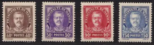 1933 MONACO, Nr. 115/118 MLH/*
