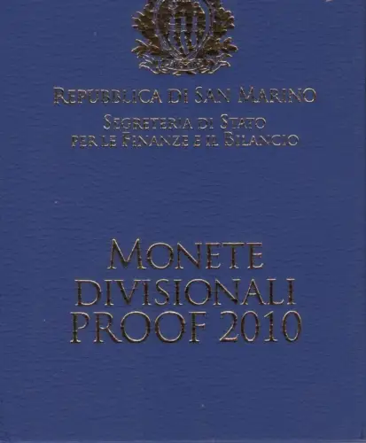 2010 San Marino, Euro-Divisionsmünzen, Spiegelfund