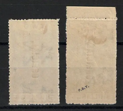 1913-25 NEW ZEALAND, SG Nr. O82/O83, Fiscali Soprastampa Official, MH*