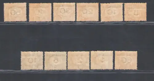 1909 Somalia, Segnatasse Nr. 41/51, Top Qualität - postfrisch**