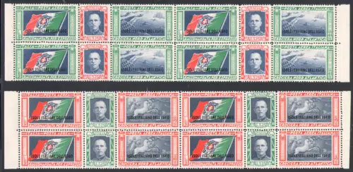 1933 Ägäis, Luftpost - Tripttici Balbo Nr. 28/29 postfrisch ** Signatur Bolaffi