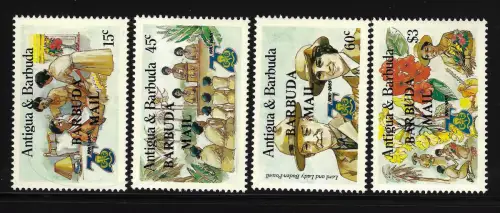 1986 Barbuda, Scouts - Yvert n. 793/96 - postfrisch**