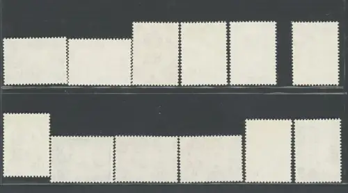 1952-54 Gold Coast, Stanley Gibbons Nr. 153-64, Elisabetta II, MNH**