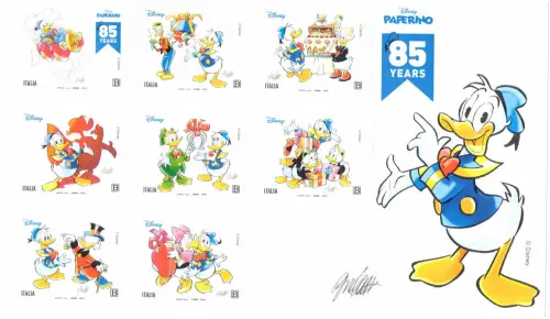 2019 Italien, 73 Werte + 5 Fgl + Maccari ungefaltet + Libretto Maccari, postfrisch **