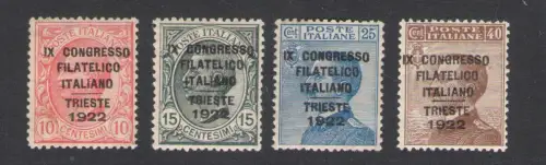 1922 Italien - Königreich, Philatelistischer Kongress Nr. 126/26 - MNH ** Außergewöhnlich