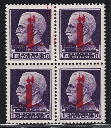 1944 Italienische Sozialrepubblica, 50 Lire Verona Nr. 501, postfrisch **