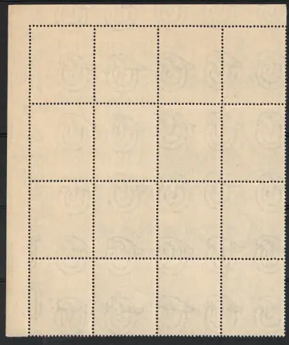 1951 Italien Republik, Eckblock von 12 Perugino # 14, postfrisch **